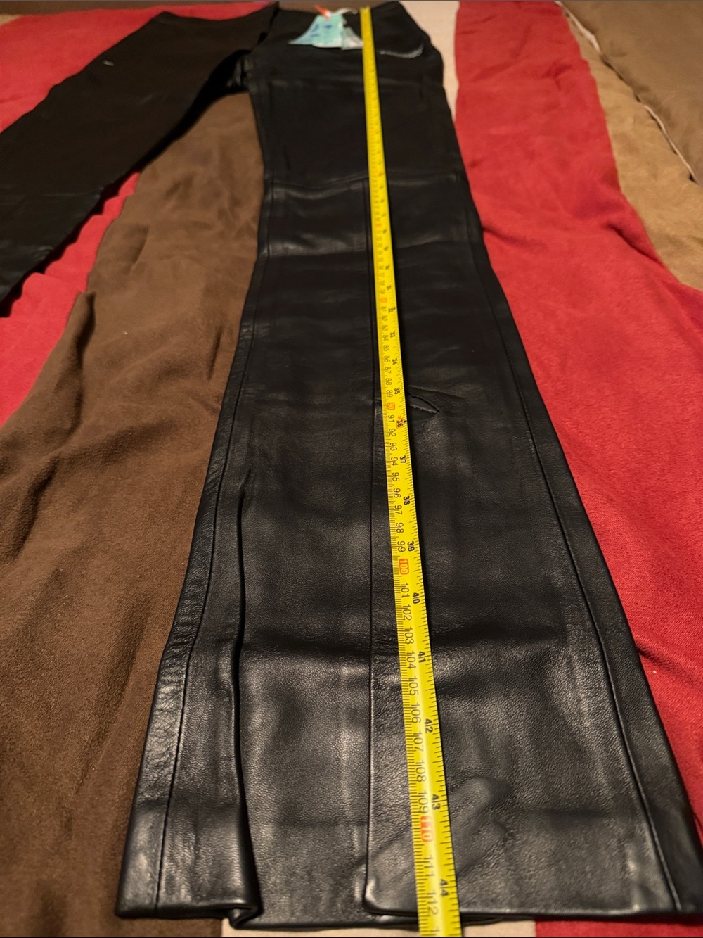 Off-White Black Leather Trousers - Picture 15 of 15